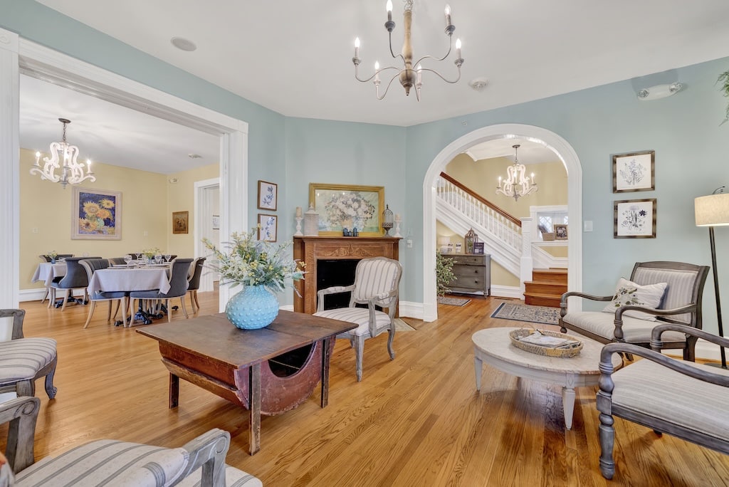 A beautiful shot of our Inn, one of the best bed and breakfast wedding venues in Pennsylvania