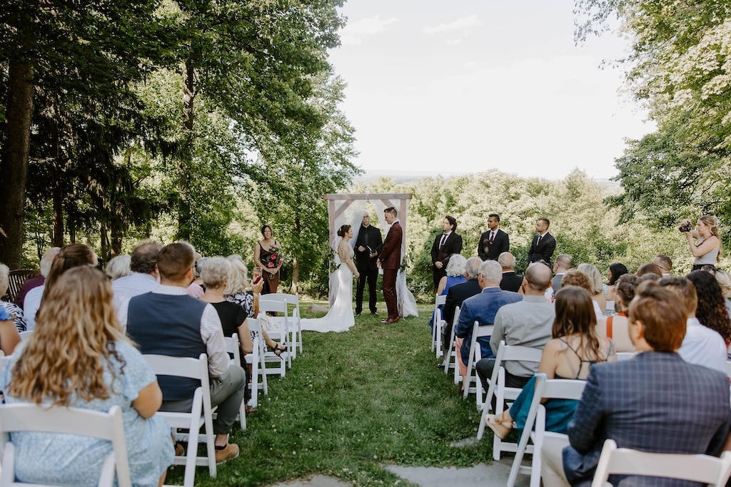A beautiful shot of our Inn, one of the best bed and breakfast wedding venues in Pennsylvania